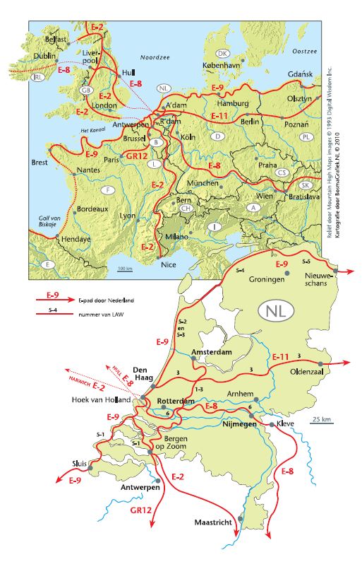 Lange-Afstand-Wandelpaden - Wandelnet